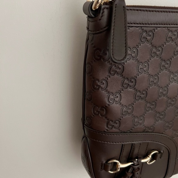 Authentic Preloved Guccissima Dark Brown Messenger bag - Picture 6 of 16